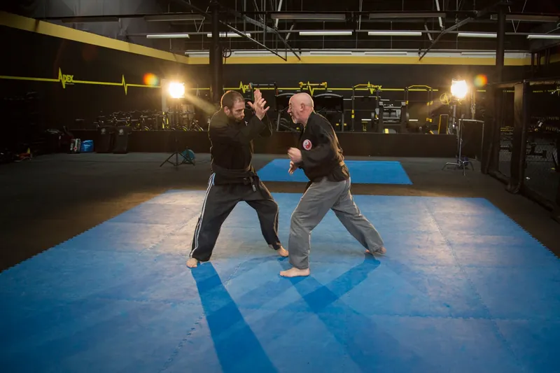 Sparring practice